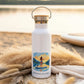 Wild Heart Free Spirit Female Paddleboarding Metal Water Bottle / Flask – 500ml Adventure Bottle