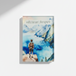 Wild Heart Free Spirit Glass Magnet – Watercolour Male Hiker