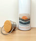 Sunset Soul Metal Water Bottle – 500ml Stainless Steel Insulated Flask with Retro Sunset Design