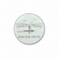 Balance Found, Spirit Free Round Coaster – Line Art Paddleboarder SUP Design | Adventure & Mindfulness Décor