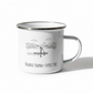 Balance Found Spirit Free Enamel Mug – 12oz Paddleboard Line Art Mug