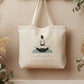 Breath Sets The Wild Heart Free Tote Bag – Female Yoga Pose Design