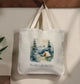Breathe Wild, Live Free Tote Bag – Watercolour Nature Design