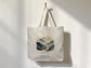 Calm Steps Untamed Soul Tote Bag – Watercolour Hills Design