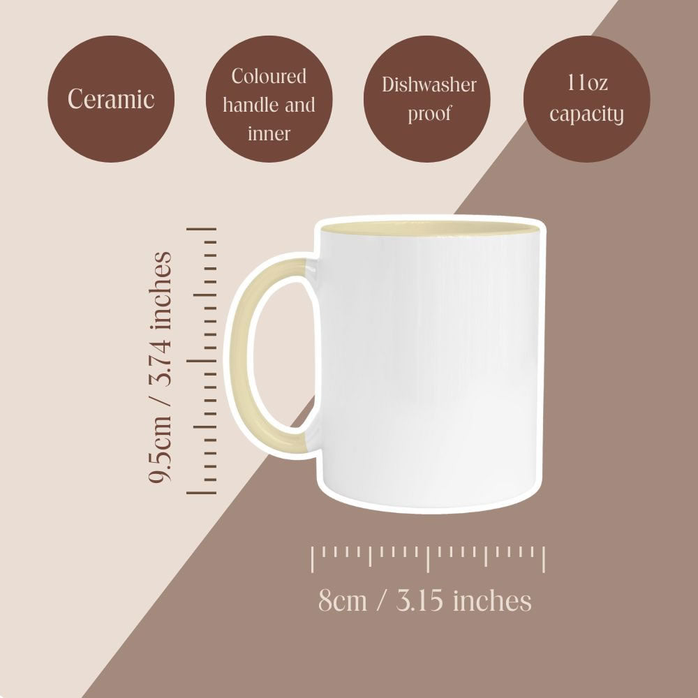 Wander Breathe Easy Ceramic Mug – Watercolour Hiking Design