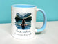 Cold Water Swimming Mug – Cold Water Fierce Heart - Brunette Hair Design