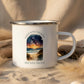 Dance With The Moon Rise With The Sun Enamel Mug – 12oz Ocean & Sky Mug