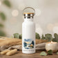 Disconnect Camp Breathe Metal Water Bottle – 500ml Stainless Steel Insulated Flask with Watercolour Camping Design