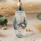 Breathe Wild, Live Free Keyring – Retro Motel Style Boho Keychain with Watercolour Camping in Nature & Woods Design, Gift for Outdoor Lovers