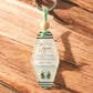 Lagom Boho Motel Style Acrylic Keyring – Scandinavian Swedish Quote Keychain with Definition