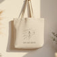 Leave Limits Behind Tote Bag – Line Art Female Runner Design