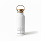 Leave Limits Behind Metal Water Bottle – 500ml Stainless Steel Insulated Flask with Line Art Male Runner Design