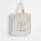 Leave Limits Behind Tote Bag – Line Art Female Runner Design
