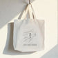 Leave Limits Behind Tote Bag – Line Art Female Runner Design