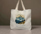 Nature Sets The Pace Tote Bag – Rugged Mountains Watercolour Design