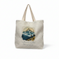 Nature Sets The Pace Tote Bag – Rugged Mountains Watercolour Design