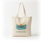 Saltwater Soul Tote Bag – Female Silhouette Swimming in Ocean Design