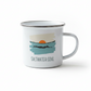 Saltwater Soul Enamel Mug – 12oz Ocean & Wild Swimming Mug