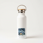 Simple Pleasures Infinite Skies Metal Water Bottle – 500ml Stainless Steel Insulated Flask with Watercolour Night Sky Camping Design