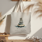 Stillness Is Power In Disguise Tote Bag – Watercolour Stacking Stones Design