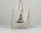 Stillness Is Power In Disguise Tote Bag – Watercolour Stacking Stones Design
