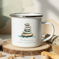 Stillness Is Power In Disguise Enamel Mug – 12oz Camping Watercolour Mug
