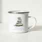Stillness Is Power In Disguise Enamel Mug – 12oz Camping Watercolour Mug