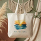 Sun Sea Soul Tote Bag – Sunrise & Sunset Over Ocean Watercolour Design