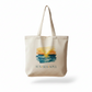 Sun Sea Soul Tote Bag – Sunrise & Sunset Over Ocean Watercolour Design
