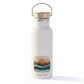 Sunset Soul Metal Water Bottle – 500ml Stainless Steel Insulated Flask with Retro Sunset Design