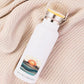 Sun Sea Serenity Metal Water Bottle – 500ml Stainless Steel Insulated Flask with Retro Sunset Ocean Design